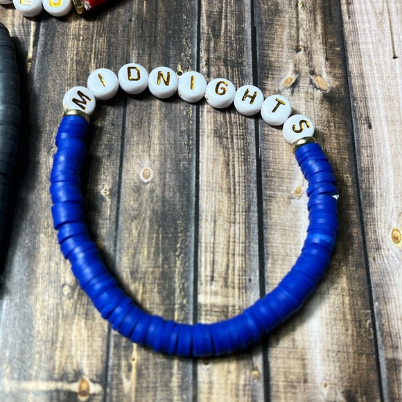 5for$10 Taylor Swift Album Inspired Swiftie Forever Bracelets 5Pc Bracelet - Picture 4 of 8